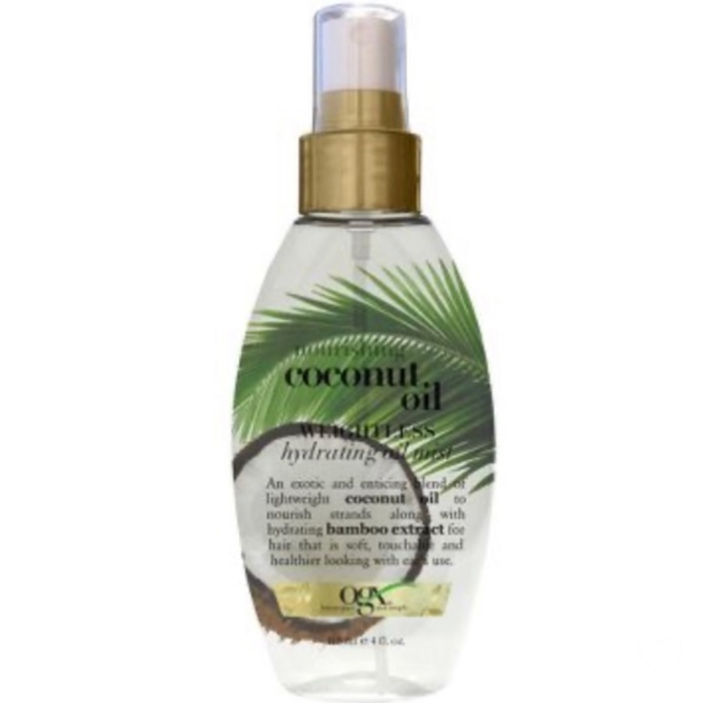 OGX Nourishing Coconut Oil
Weightless Hydrating Oil Mist Hair Treatment